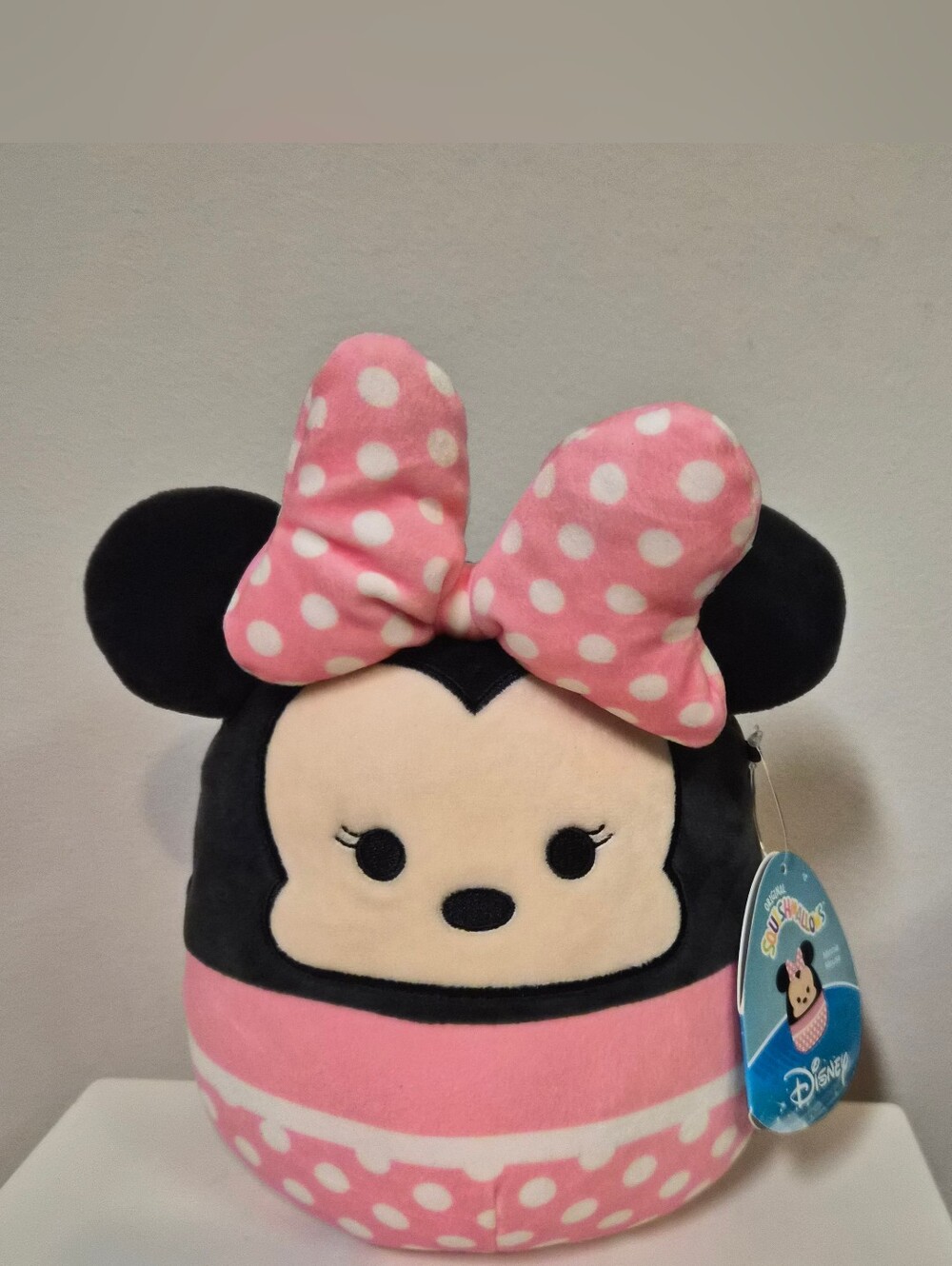 Disney Pink and Black Minnie Mouse Squishmellow  NEW